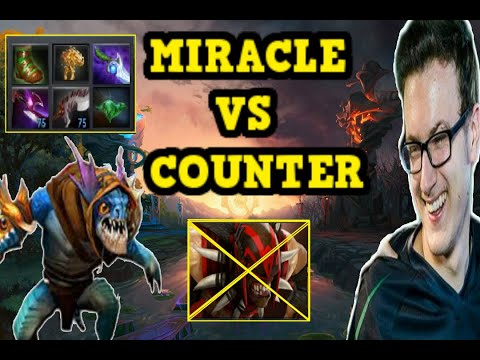 MIRACLE (SLARK) **7.23E** vs Counter Pick Bloodseeker - DOTA 2  -Pro Player