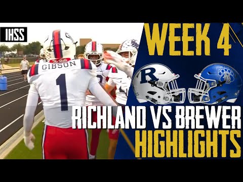 Jayshon Gibson Dominates as Richland Overpowers Brewer 42-14