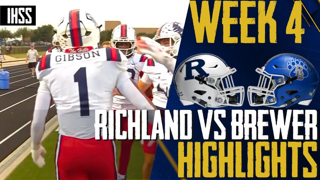 Jayshon Gibson Dominates as Richland Overpowers Brewer 42-14