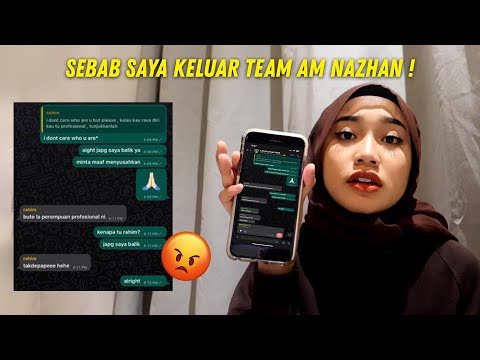 Sebab2 Lisa keluar team Am Nazhan !