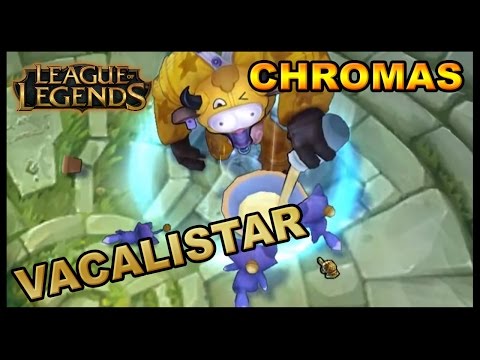 👍 NUEVOS ASPECTOS CHROMAS VACALISTAR | NEW CHROMA SKINS MOO COW ALISTAR