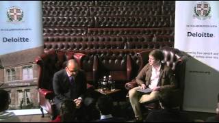 preview picture of video 'Theo Paphitis at the Cambridge Union'