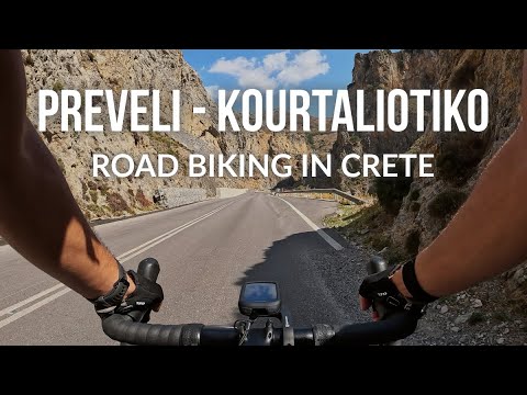 Climb from Preveli to Kourtaliotiko Gorge - Cycling In Crete thumbnail