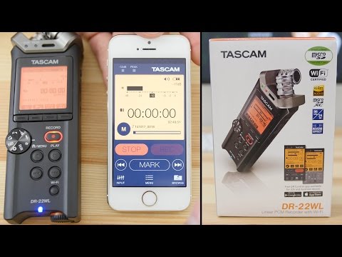 TASCAM DR-22WL Portable Recorder with Wi-Fi 2010s - with 32gig Memory Card image 6