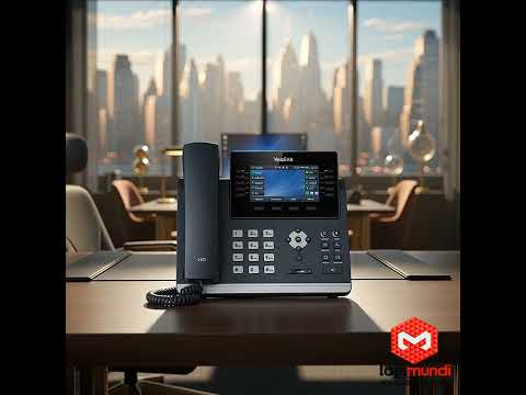 Video do produto Telefone IP Yealink SIP-T46U Gigabit PoE - 16 Contas SIP, Display Colorido 4,3" e 2 Portas USB