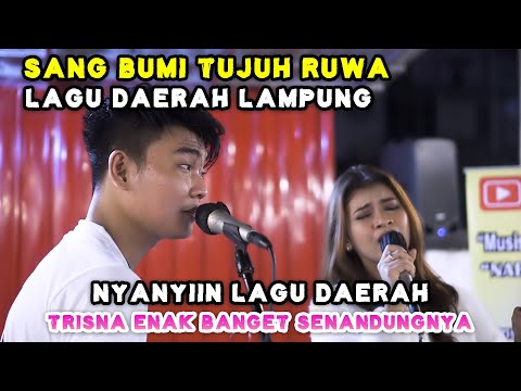 SANG BUMI TUJUH RUWA (LIRIK) LIVE NGAMEN PENDOPO LAWAS BY NABILA MAHARANI FT TRI SUAKA