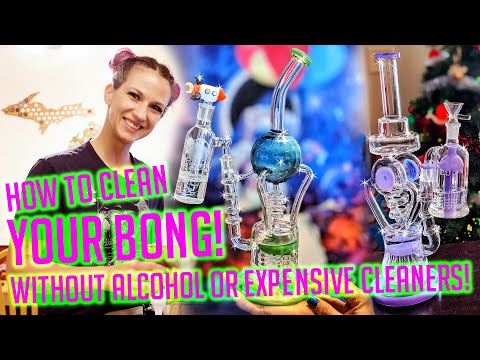 How To Clean Your Bong Without Alcohol or Expensive Cleaners! Life Hack!