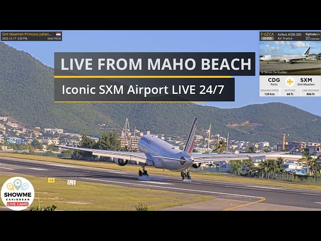 プリンセス・ジュリアナ国際空港とマホ・ビーチ
