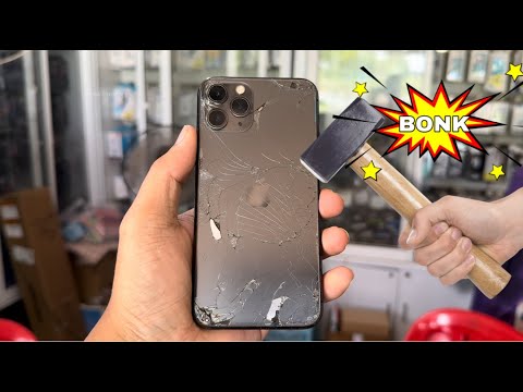 Restoring iPhone 11 Pro  Cracked LCD & back glass|| Destroyed Phone Restoration