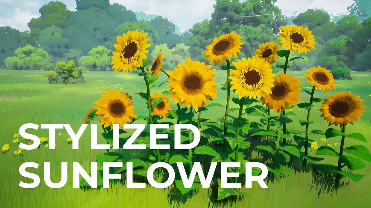 Stylized Sunflower Tutorial