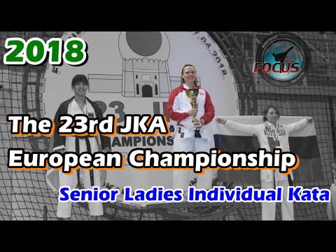 The 23rd JKA European Championship - Ladies Individual Kata