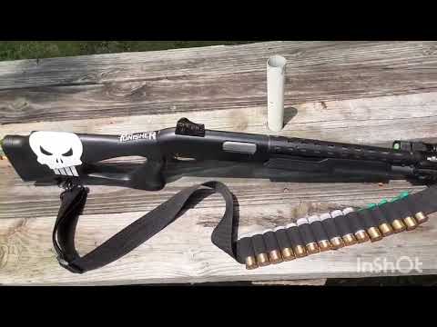 Stevens 320 security 12-gauge shotgun thumbhole stock