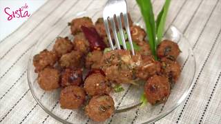 SistaCafe Channel : วิธีทำลาบหมูทอด