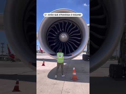 O MAIOR MOTOR DE AVIÃO QUE JÁ VI!