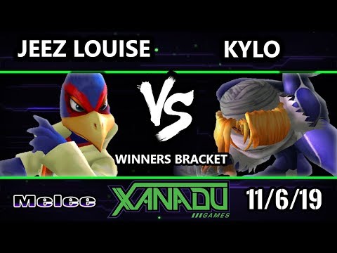 S@X 327 SSBM - jeez louise (Falco) Vs. Kylo (Sheik) Smash Melee Winners Round 2