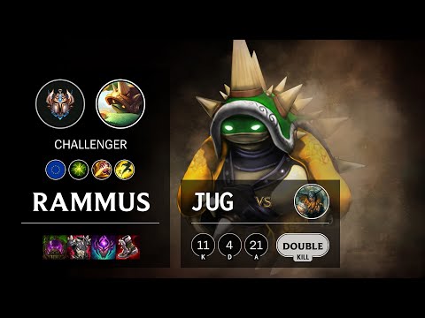 Rammus Jungle vs Olaf - EUW Challenger Patch 11.8