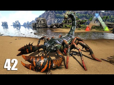 Taming the GIANT SCORPION - ARK Survival Evolved - Ep 42