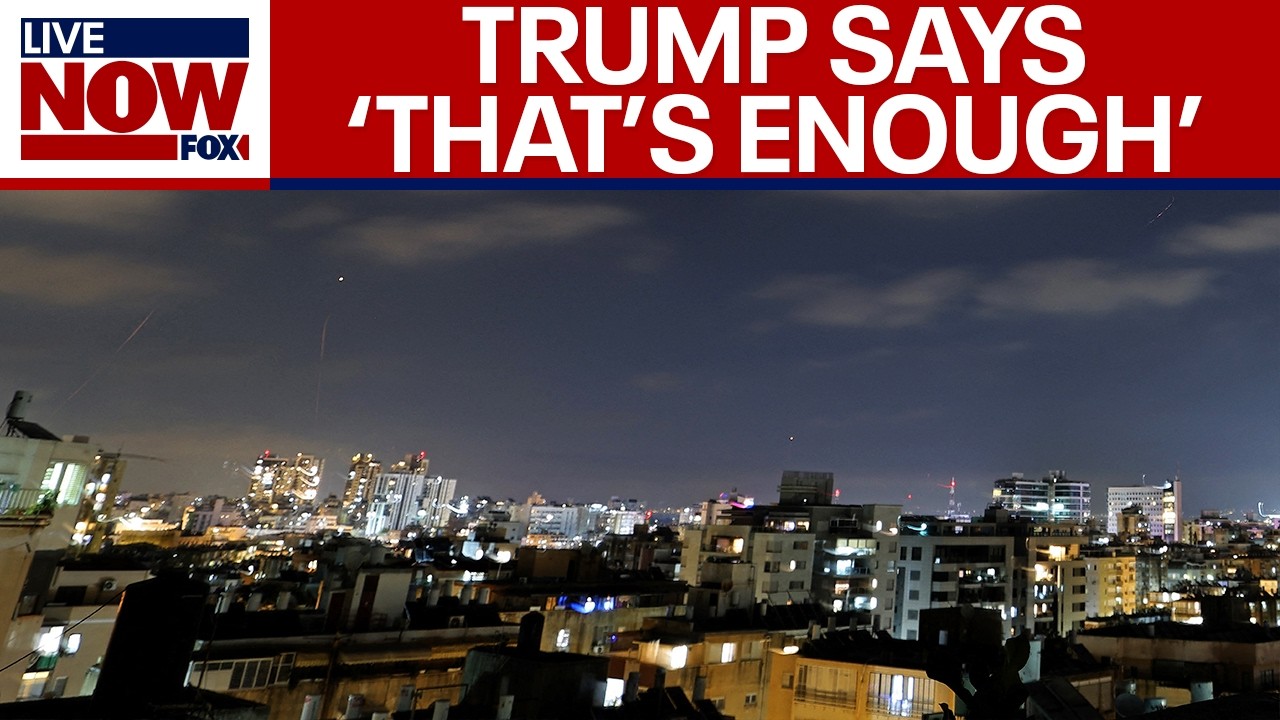 BREAKING: Israel reports Iran has launched missiles amid ceasefire, Trump responds