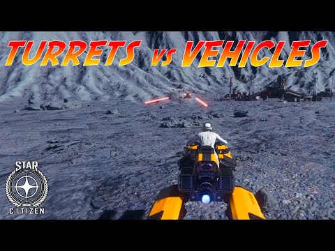 3.22 Turrets vs ground vehicles and gravlev - with and without shields