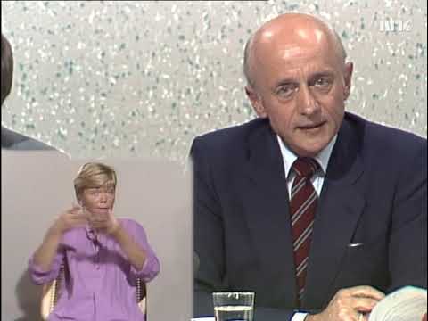 Partilederdebatt 1985 2 Kåre Willoch om økonomisk vekst