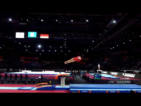 PETISCO Alba (ESP) - 2019 Artistic Worlds, Stuttgart (GER) - Qualifications Vault 1