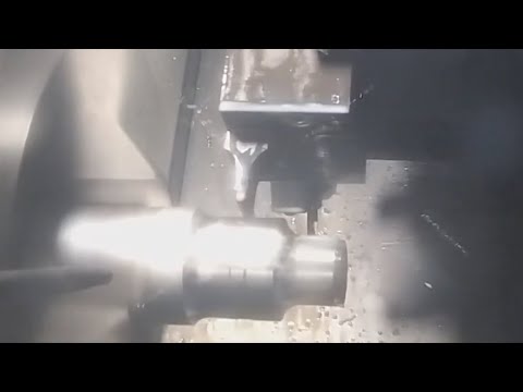 Cycle time was cut almost in half - watch the speed of this machining cycle