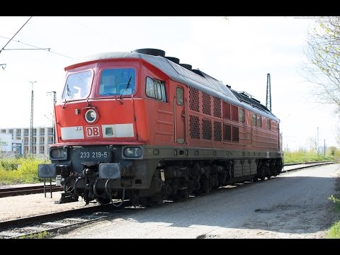 Ludmilla 233 219 "nebelt ein": Motorstart und rangieren