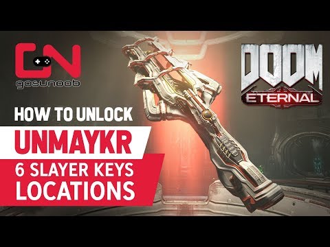 How to Unlock Secret Weapon Unmaykr & 6 Slayer Keys Locations - Doom Eternal