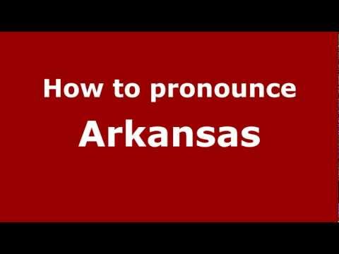 How to pronounce Arkansas