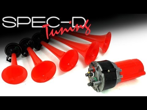 SPECDTUNING DEMO VIDEO: 5 PIPES MULTI TONE AIR HORN 12V 24V