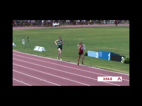 OFSAA Track and field Championships 2023 Open Girls 2000m Steeplechase Final.