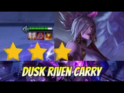 TFT Set 4: How To Play Dusk Riven Carry in Masters (Guaranteed 1ST)