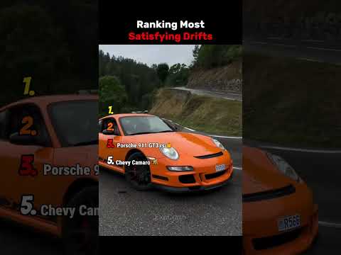 Ranking Most Satisfying Drifts #shorts #shortsvideo #cars #supercars #crash