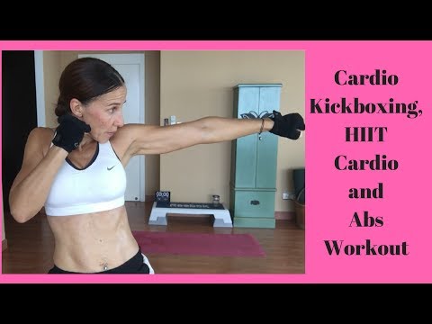 Cardio kickboxing, HIIT cardio and abs