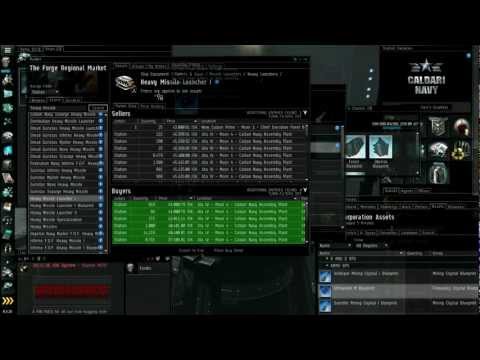 Eve Online Market & Industry Tutorial - Part 5/5 - Contracts; Buy Orders