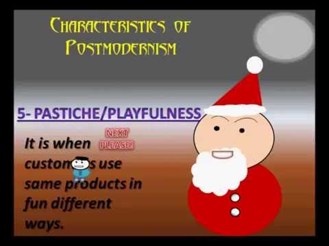 YouTube video about: Which word best describes a characteristic of postmodernism?