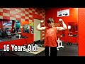 GYM VLOG - 16 YEAR OLD - CHEST AND BICEPS