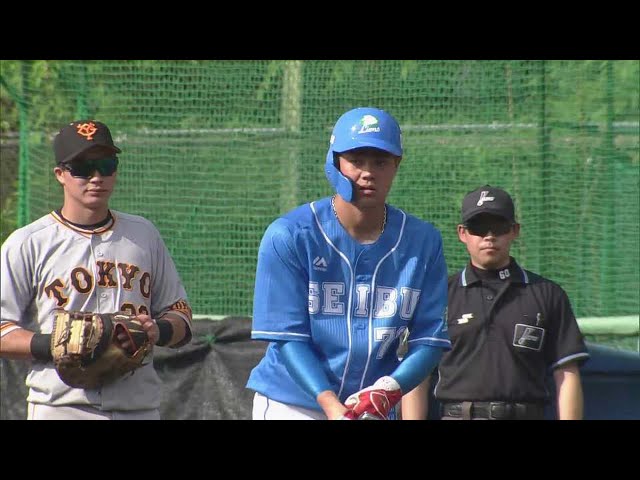 【ファーム】チャンスで結果を残す!! 点差を縮めるライオンズ・高木渉のタイムリーヒット!! 2022年4月23日 埼玉西武ライオンズ 対 読売ジャイアンツ