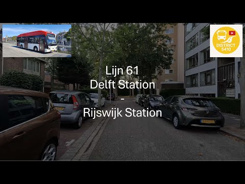Lijn 61 Delft Station - Rijswijk Station | 2025