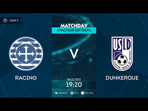 AFL21. France. Ligue 3. Day 17. Racing - Dunkerque