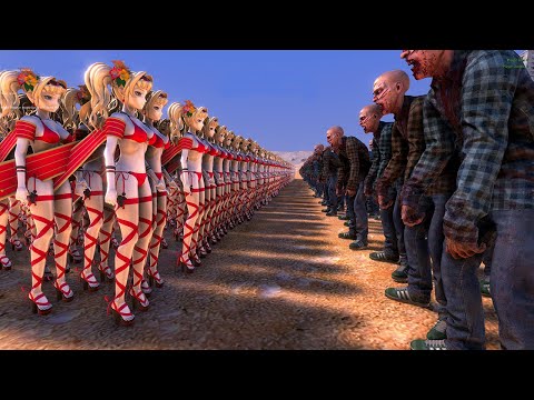 1000 ZETA vs 50.000 ZOMBIES | Ultimate Epic Battle Simulator | UEBS