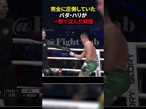 完全に圧倒していたバダ・ハリが一撃で沈んだ瞬間 #格闘技