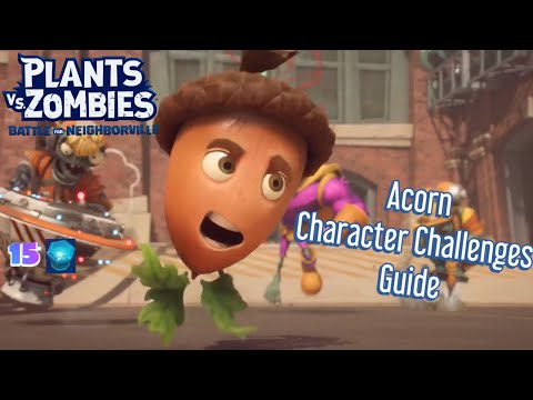 PvZ BfN-Acorn Character Challenges Guide