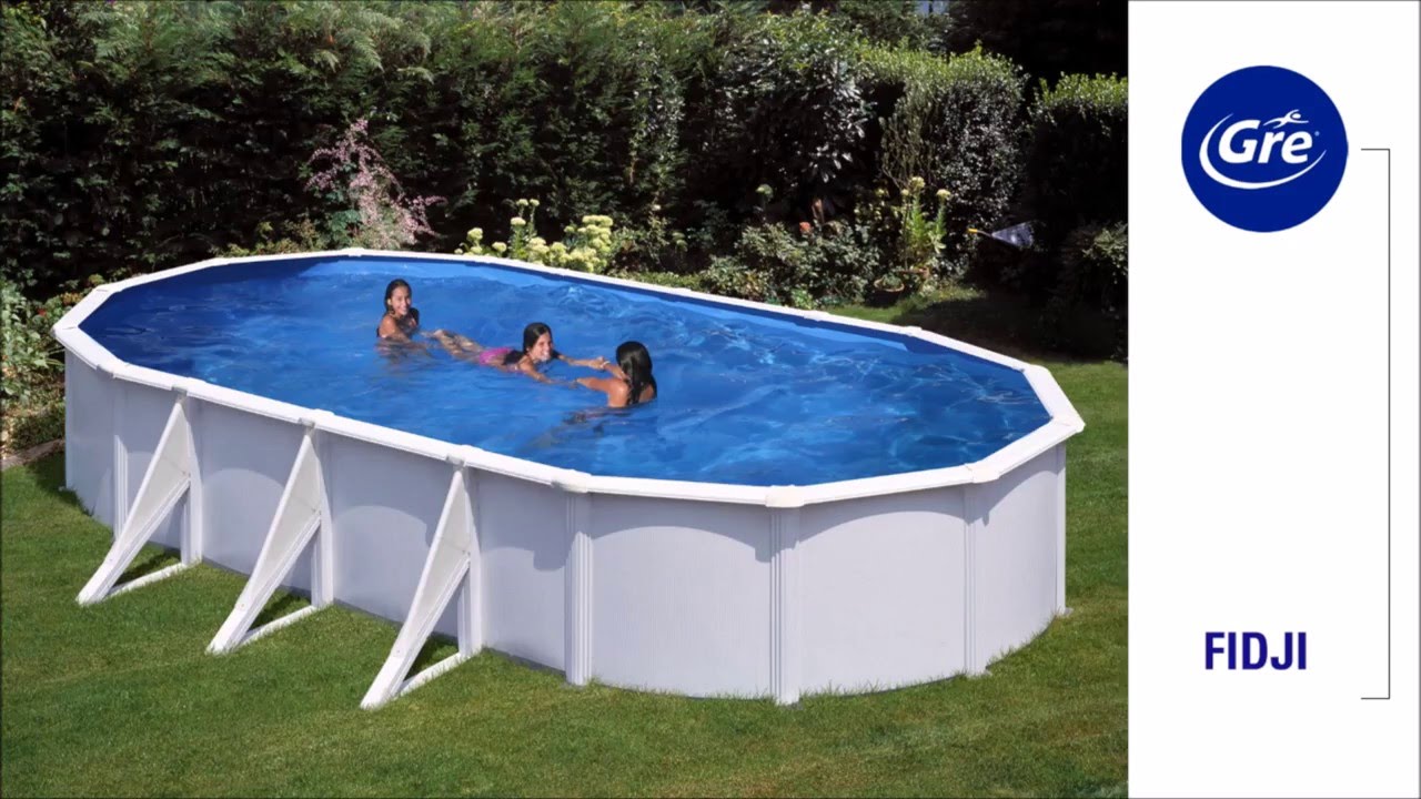 Piscine acier Gré Fidji ovale