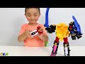 DX Ninja Steel Megazord Fun With CKN
