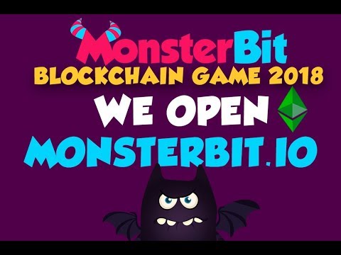 WE OPEN - Monsterbit.io Blockchain Game