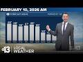 Mostly Cloudy With 10 20 Rain Chance Next Few Days