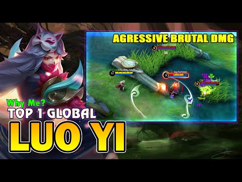 Luo Yi Agressive Brutal Damage | Top 1 Global 2022   Luo Yi Best Build - Mobile Legends