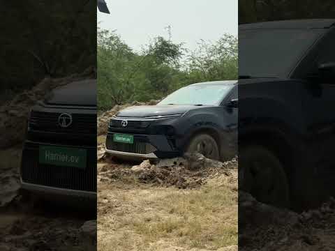Tata Harrier EV AWD Slush Off-Road | @MotorBeam