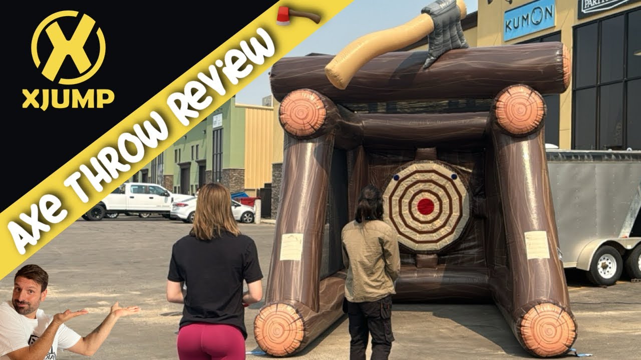 🪓Inflatable Axe Throw Review 🪓  | X JUMP - WAYFAIR  📍